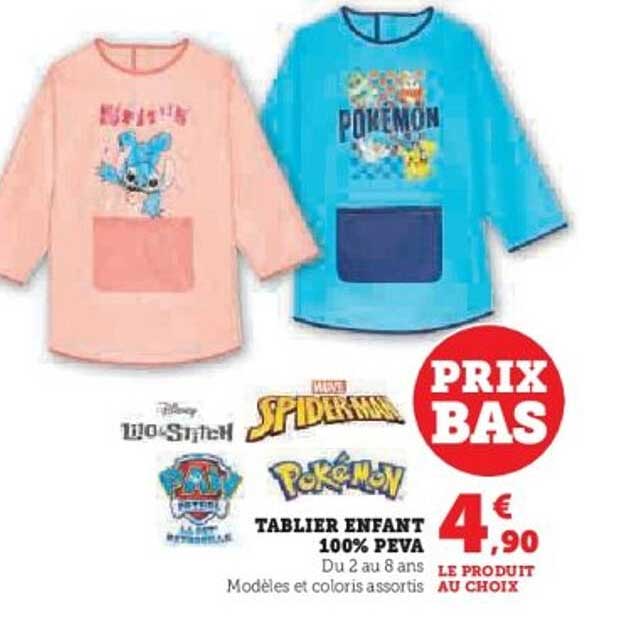 TABLIER ENFANT 100% PEVA
