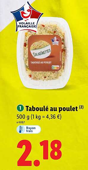 Taboulé au poulet