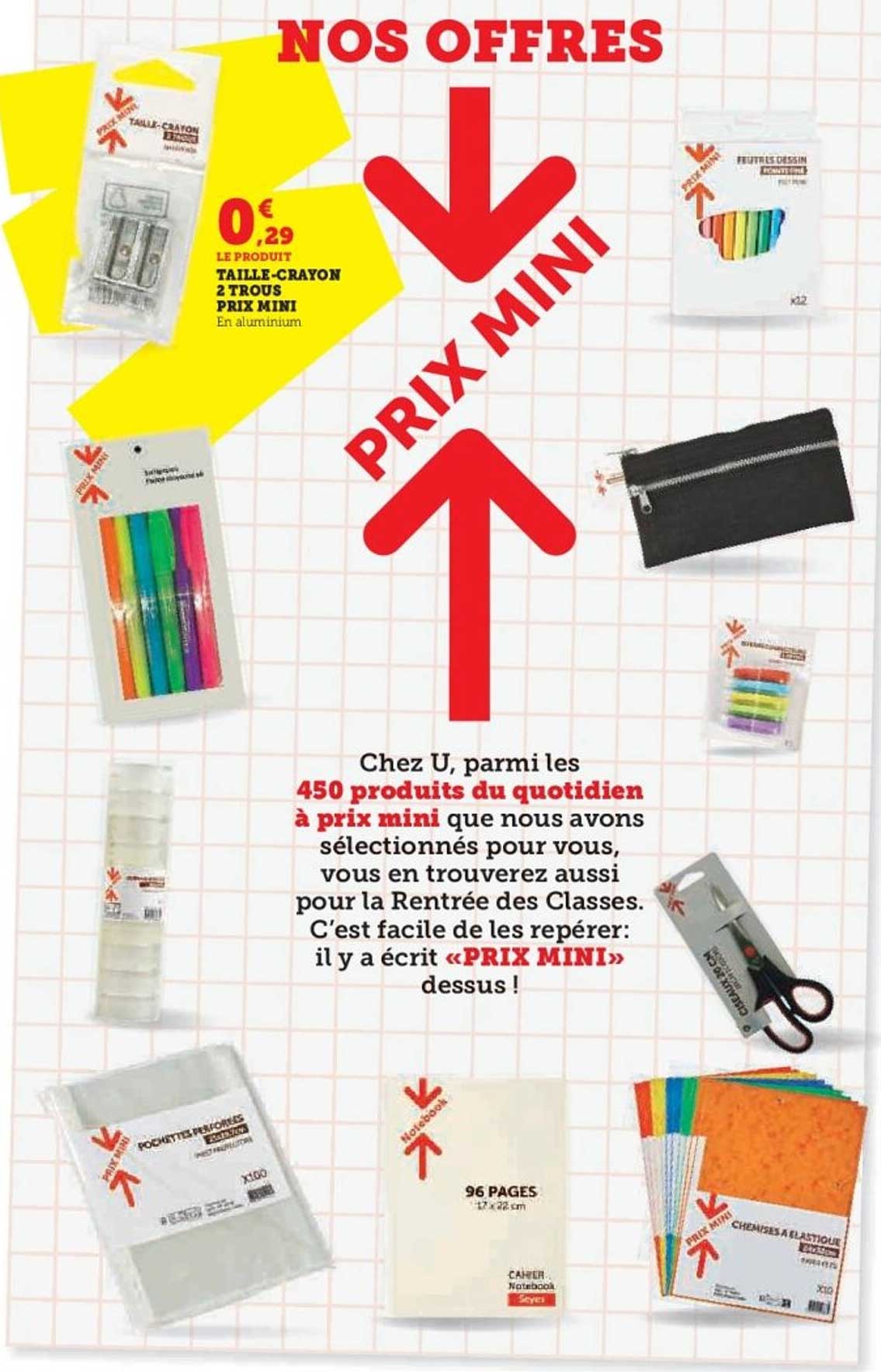 Taille-crayon 2 trous