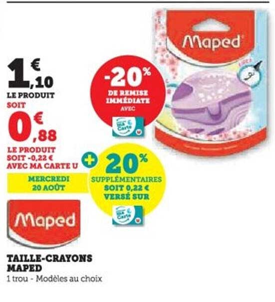 Taille-crayons Maped