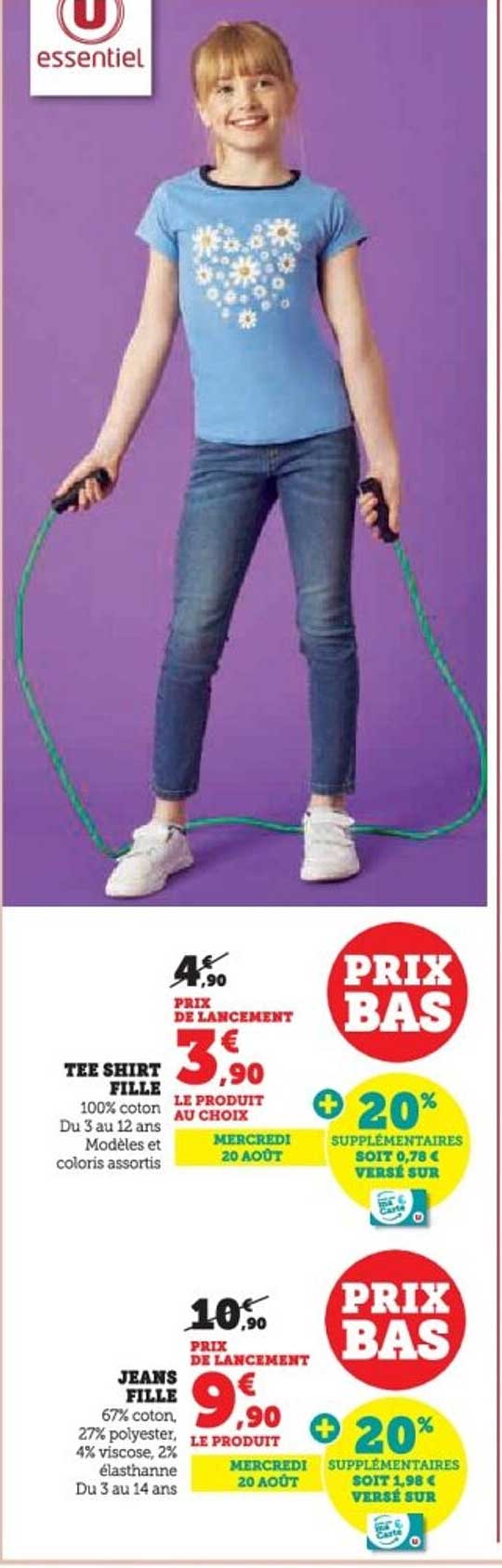 Tee shirt fille