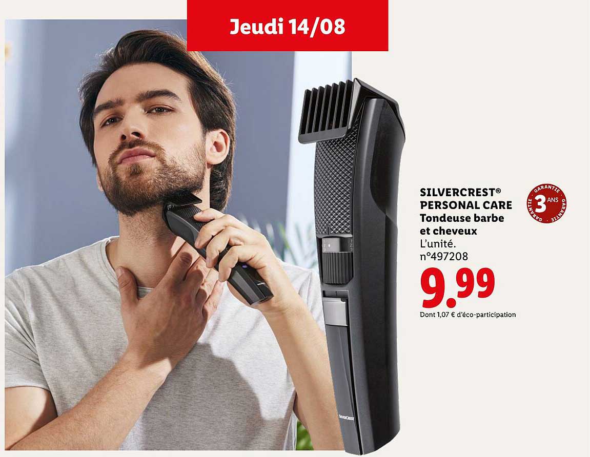 Tondeuse barbe et cheveux SILVERCREST® PERSONAL CARE