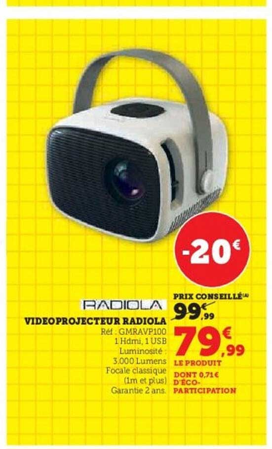 VIDEOPROJECTEUR RADIALA