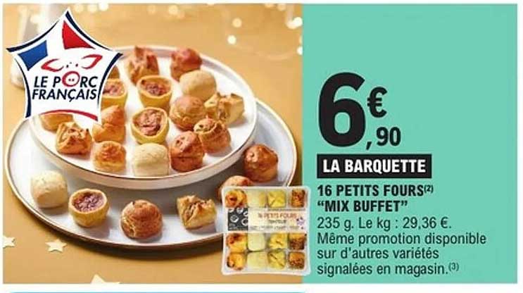 16 PETITS FOURS "MIX BUFFET"