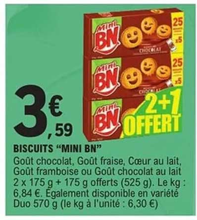 Biscuits "MINI BN"