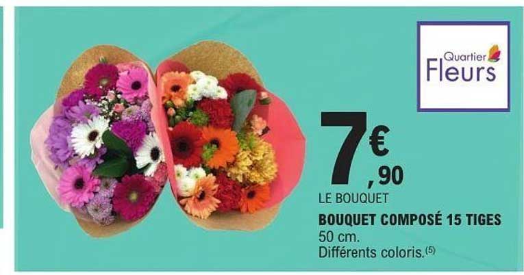 BOUQUET COMPOSÉ 15 TIGES