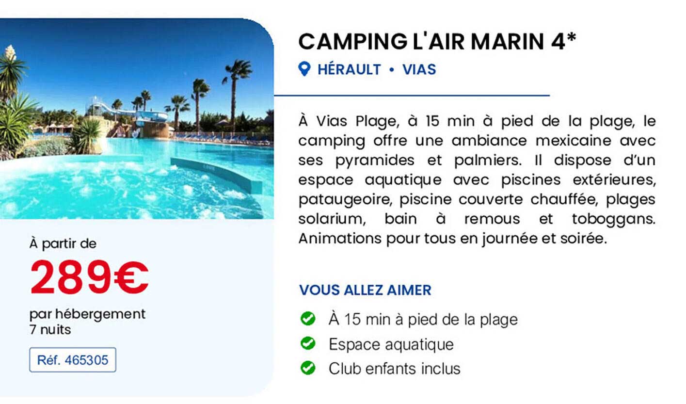 CAMPING L'AIR MARIN 4*