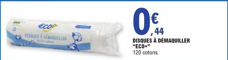DISQUES À DÉMAQUILLER “ECO+”