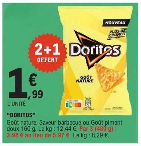 Doritos 2+1 offert