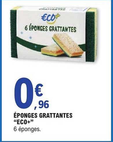 ÉPONGES GRATTANTES "ECO+"