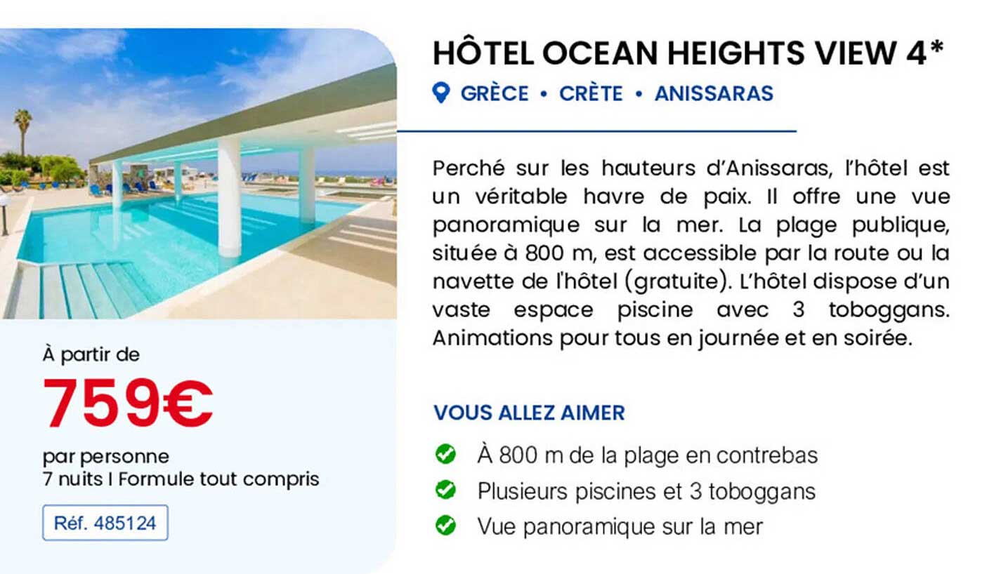 HÔTEL OCEAN HEIGHTS VIEW 4*