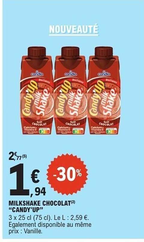 MILKSHAKE CHOCOLAT "CANDY'UP"