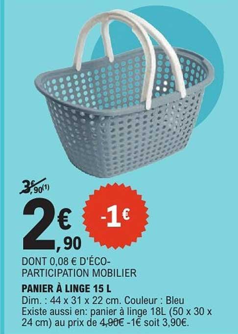 PANIER À LINGE 15 L