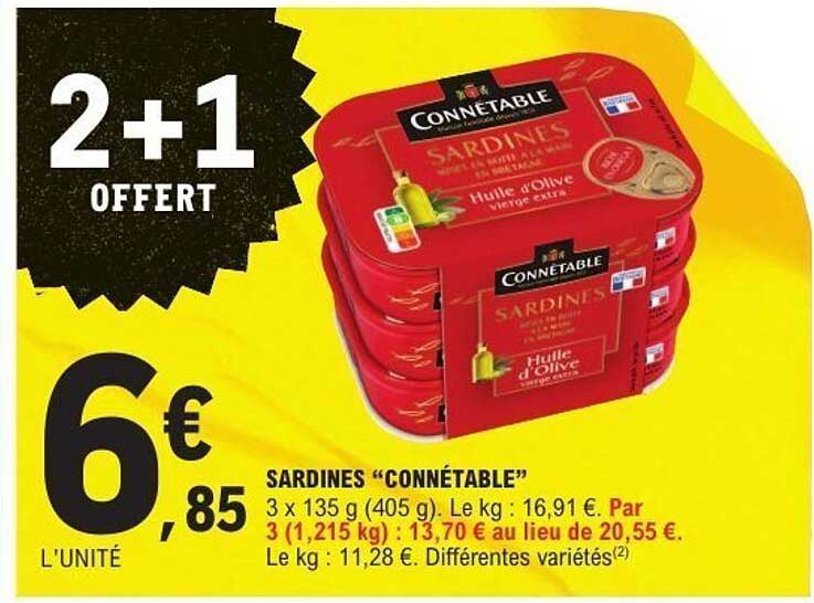 SARDINES “CONNÉTABLE”