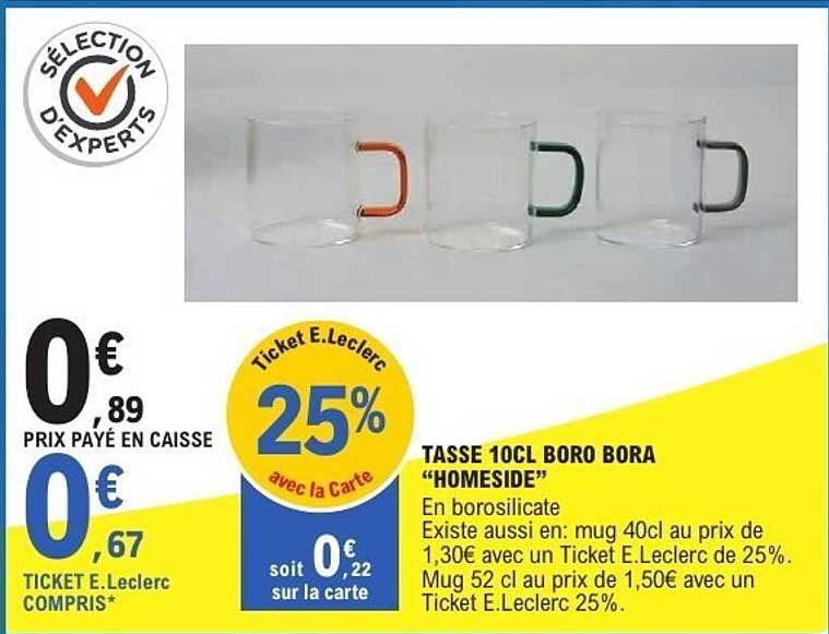 TASSE 10CL BORO BORA "HOMESIDE"