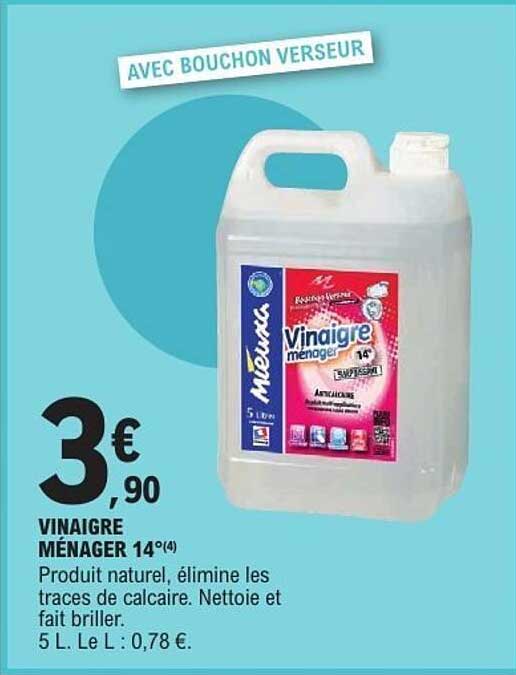 VINAIGRE MÉNAGER 14°