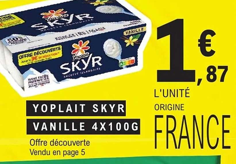 YOUPLAIT SKYR VANILLE 4X100G