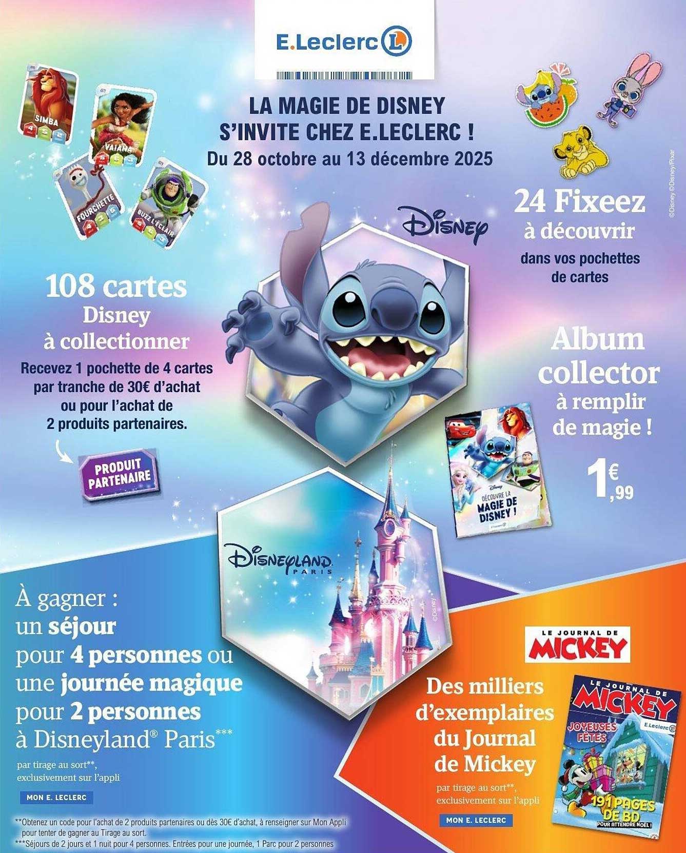 LA MAGIE DE DISNEY S’INVITE CHEZ E.LECLERC !