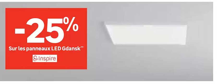 -25% sur les panneaux LED Gdansk