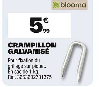 CRAMPILLON GALVANISÉ