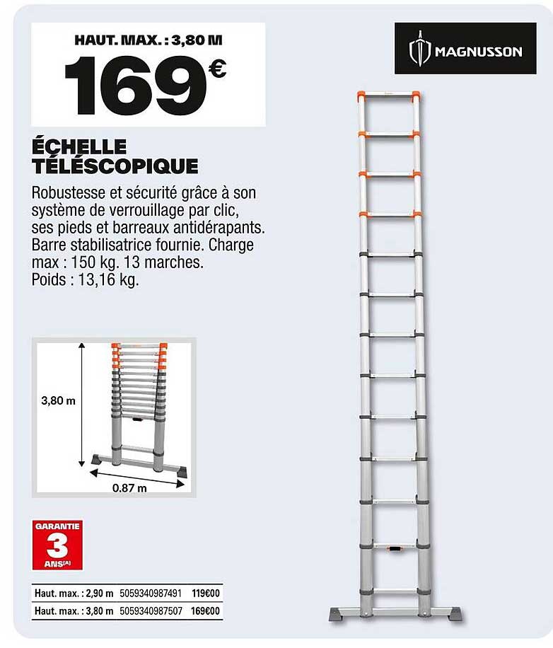 ÉCHELLE TÉLESCOPIQUE