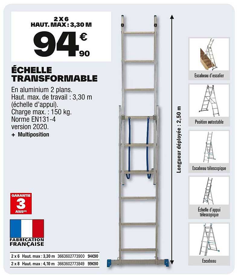 ÉCHELLE TRANSFORMABLE