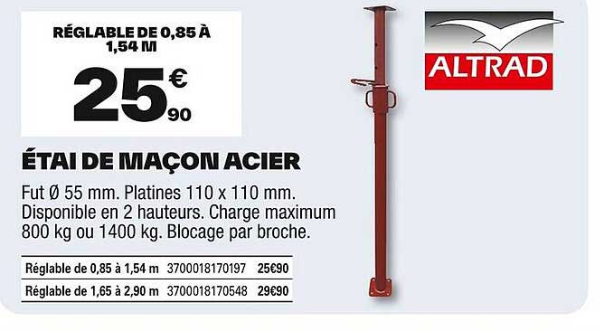 ÉTAI DE MAÇON ACIER