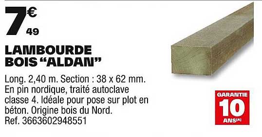 LAMBOURDE BOIS “ALDAN”