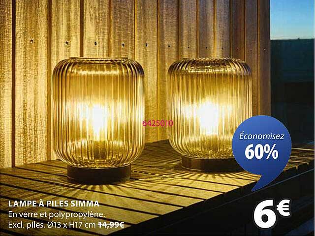 LAMPE À PILES SIMMA