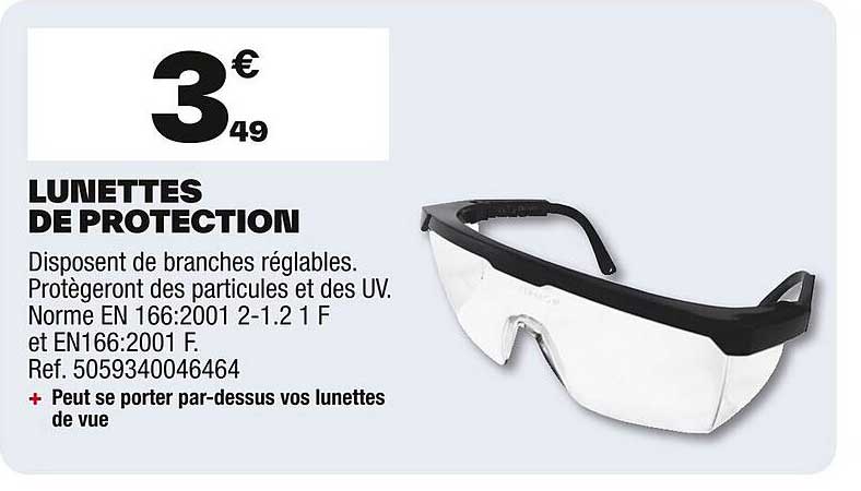 LUNETTES DE PROTECTION