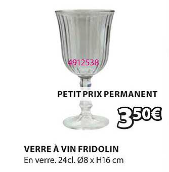 VERRE À VIN FRIDOLIN
