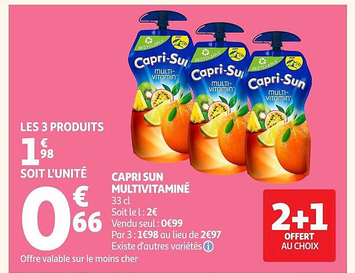 CAPRI SUN MULTIVITAMINÉ 33 cl