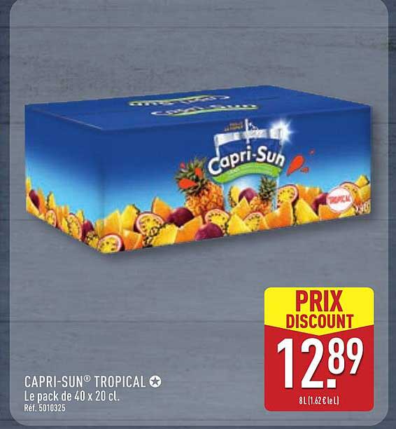 CAPRI-SUN® TROPICAL Le pack de 40 x 20 cl.
