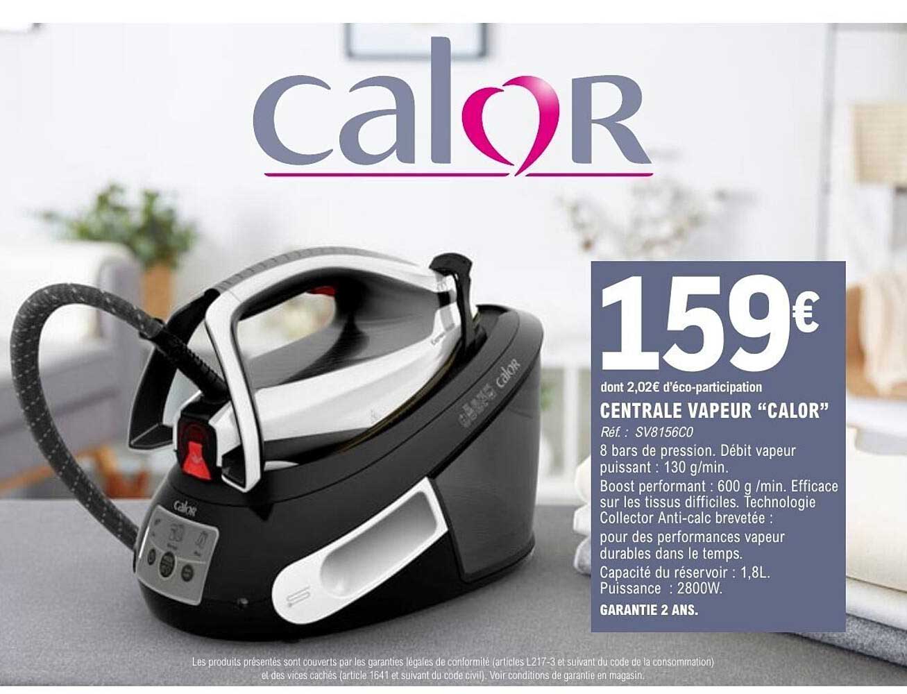 Centrale Vapeur Calor Sv8024c0null