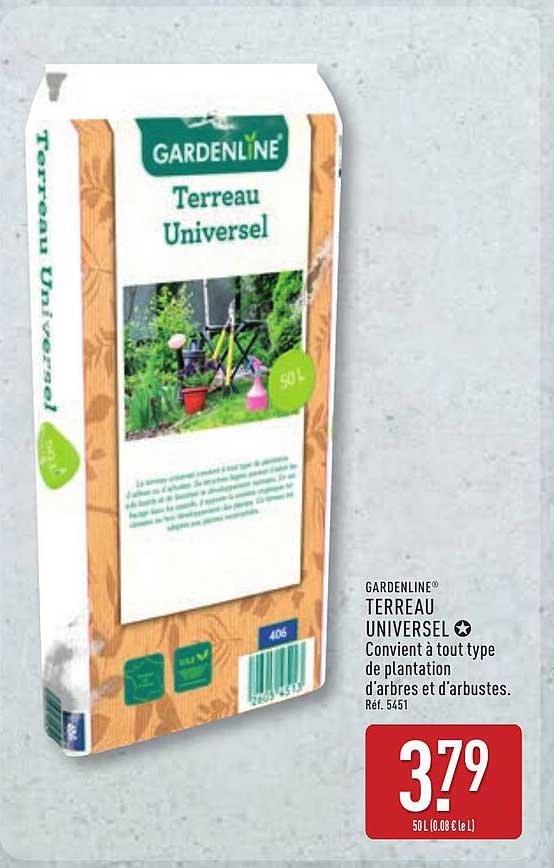 GARDENLINE TERREAU UNIVERSEL