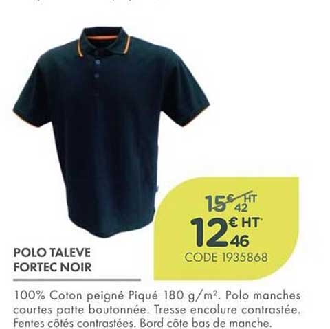 POLO TALEVE FORTEC NOIR