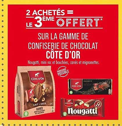 2 ACHETÉS = LE 3ème OFFERT*