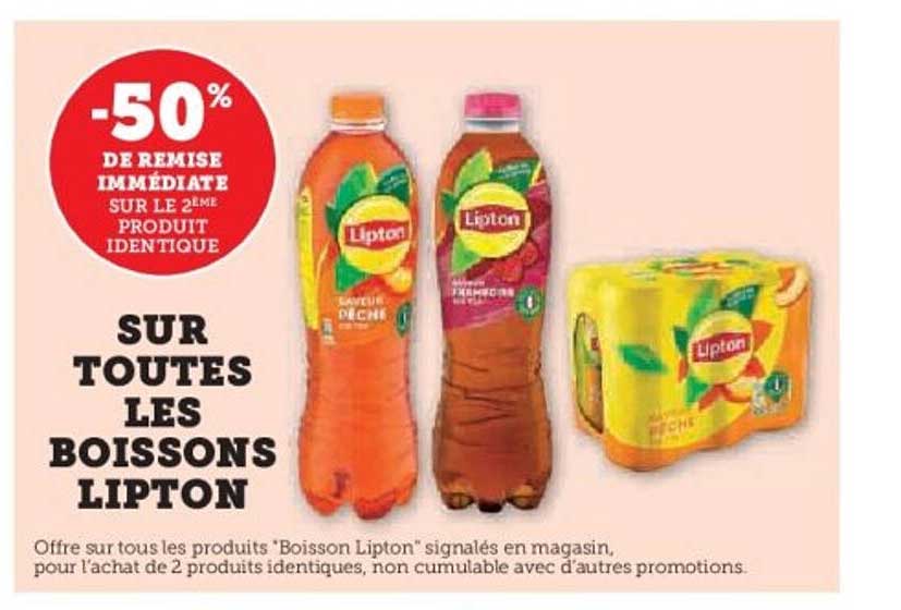 -50% DE REMISE IMMÉDIATE SUR LE 2ÈME PRODUIT IDENTIQUE