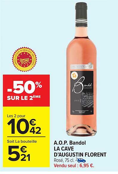 A.O.P. Bandol LA CAVE D’AUGUSTIN FLORENT