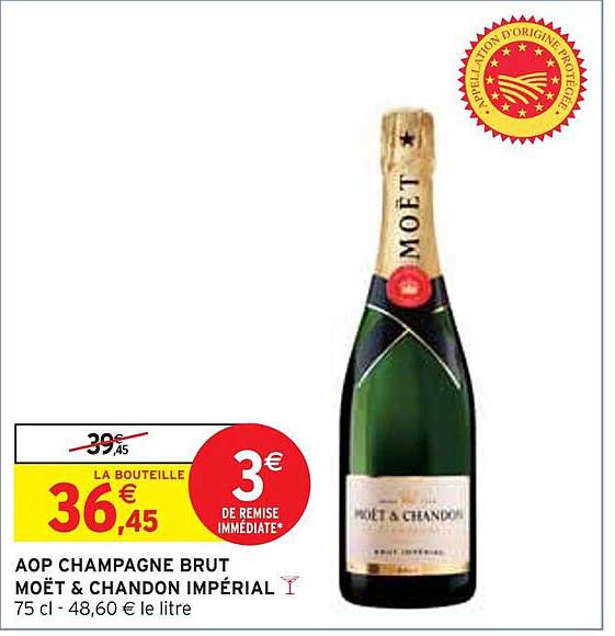 AOP CHAMPAGNE BRUT MOËT & CHANDON IMPÉRIAL