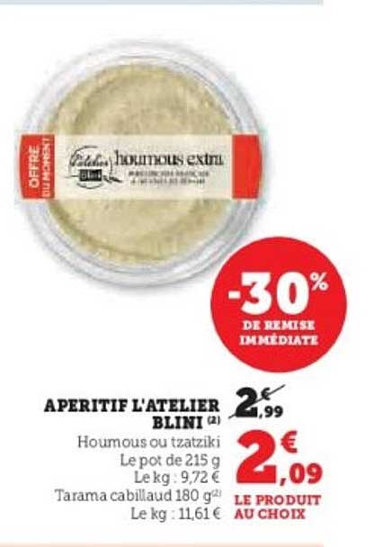 APERITIF L'ATELIER BLINI