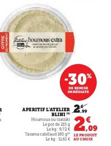 APERITIF L'ATELIER BLINI