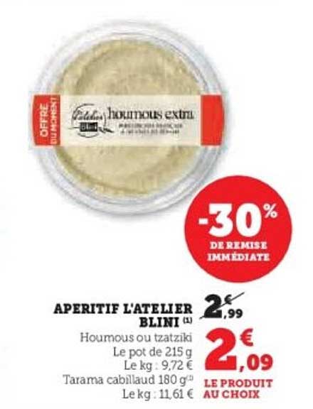 APERITIF L'ATELIER BLINI