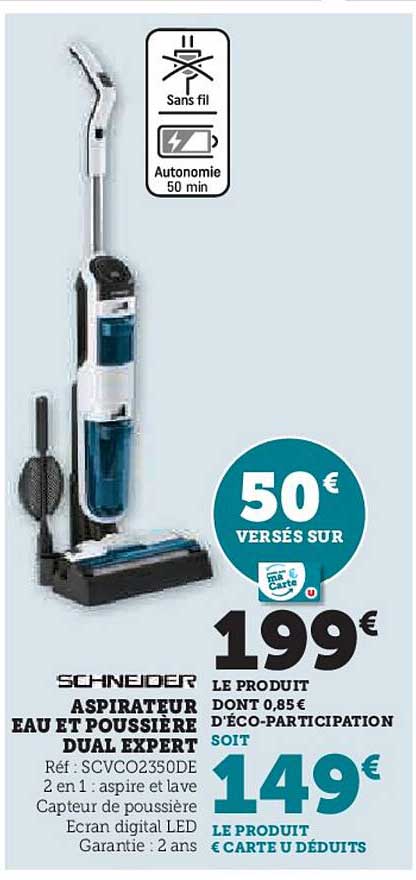 ASPIRATEUR EAU ET POUSSIÈRE DUAL EXPERT