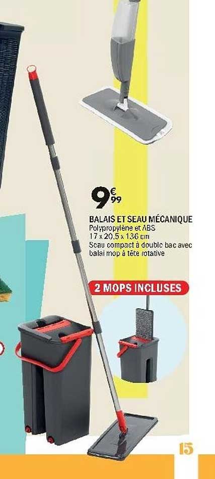 BALAI ET SEAU MÉCANIQUE
