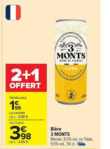 Bière 3 MONTS