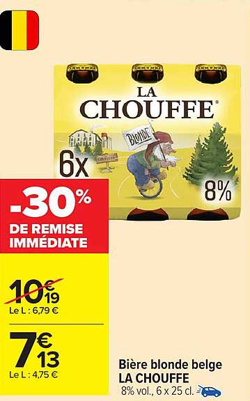 Bière blonde belge LA CHOUFFE
