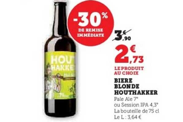 BIERE BLONDE HOUTHAKKER