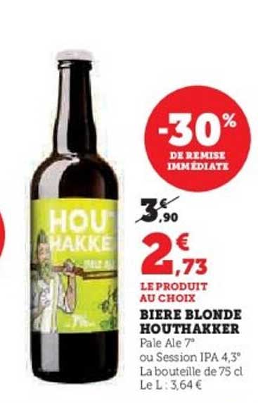 BIERE BLONDE HOUTHAKKER