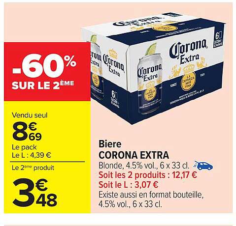 Bière CORONA EXTRA